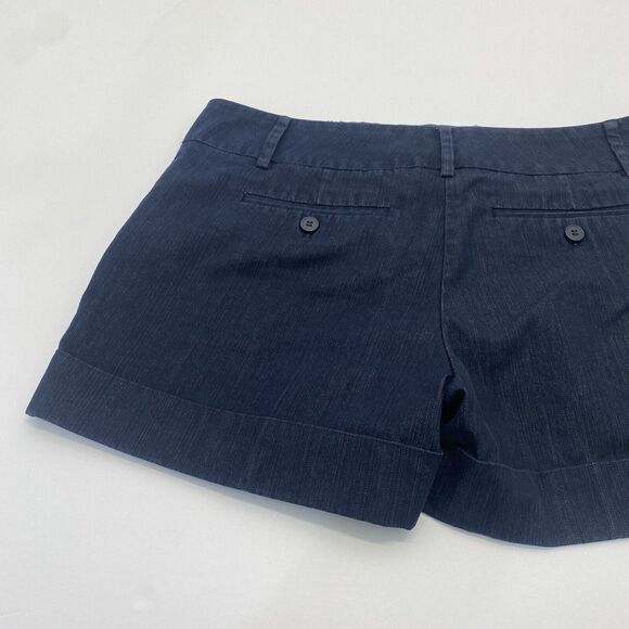 7th Avenue New York &‎ Company Women’s Stretch Chino Shorts Size 8 Blue Pockets - Picture 13 of 15